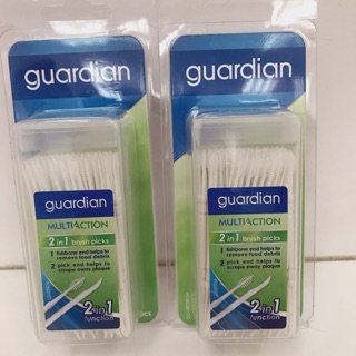 Tăm chỉ nha khoa có đầu bàn chải và tăm 2 in 1 - 150 cây