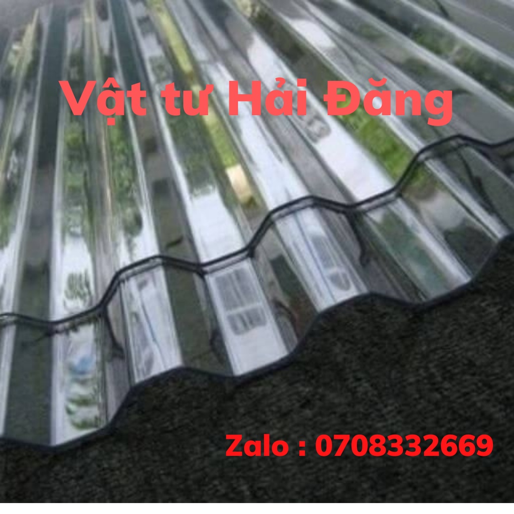 Combo 2 đến 9 TẤM tôn nhựa lấy sáng dạng sóng,tôn nhựa màu xanh,trắng