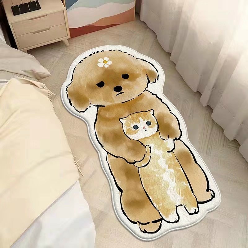 THẢM TRANG TRÍ| THẢM TRANG TRÍ 120X50CM MÈO XINH XẮN CUTE