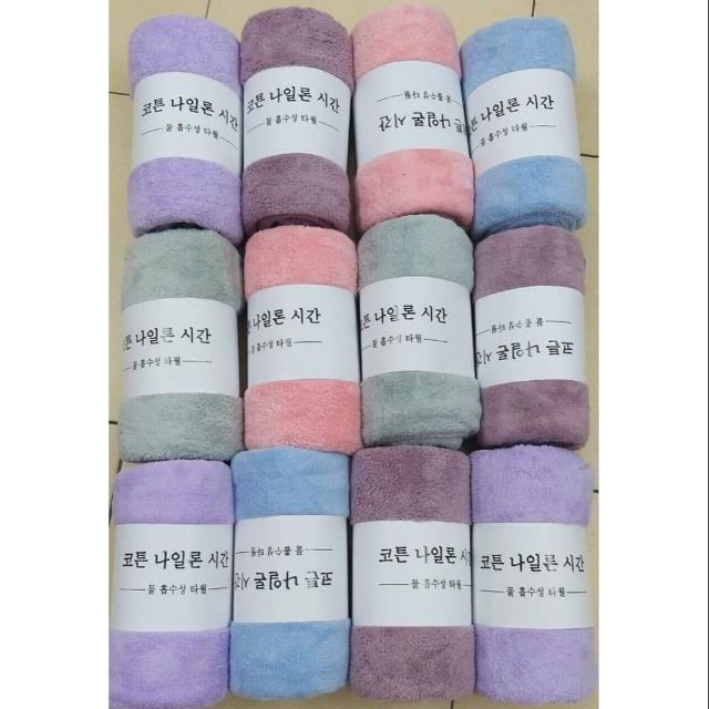 Khăn tắm cuộn Hàn Quốc 70×140cm