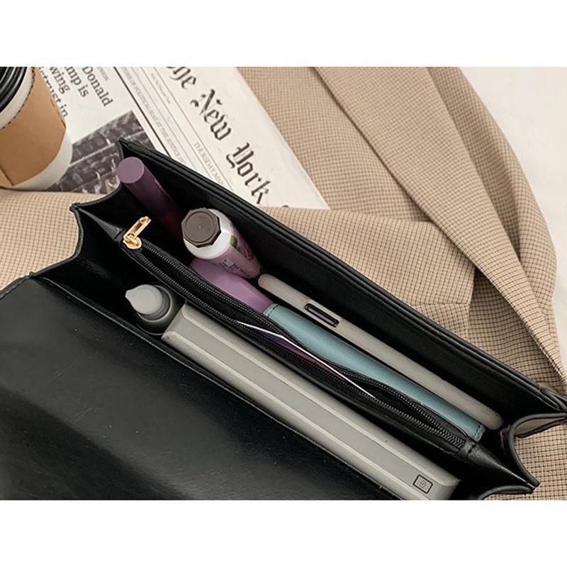 IELGY Túi Đeo Vai Họa Tiết Da Cá Sấu Phong Cách Retro Thời Trang Cho Nữ