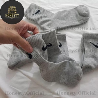 Tất vớ thể thao nike drifit cổ cao, cổ trung, cổ thấp màu xám - honestyofficial