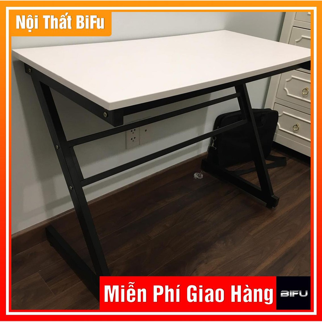 Bàn Gaming Z Mặt Gỗ Z2 (Black-white) Nội Thất BiFu