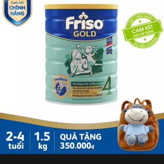 2 lon Sữa bột Friso Gold 4 1.4kg tặng kèm balo ngẫu nhiên