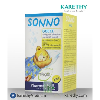 Pharmalife Sonno: Thực Phẩm Chức Năng Cải Thiện Giấc Ngủ cho Trẻ (30 ml)