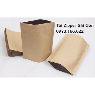 1Kg TÚI ZIPPER GIẤY KHÔNG CỬA SỔ