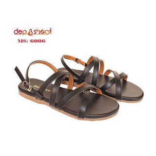 Sandal nữ quai chéo đế bằng big size - 6038