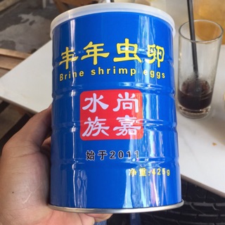 Trứng Artemia lon xanh ấp Nở 425g
