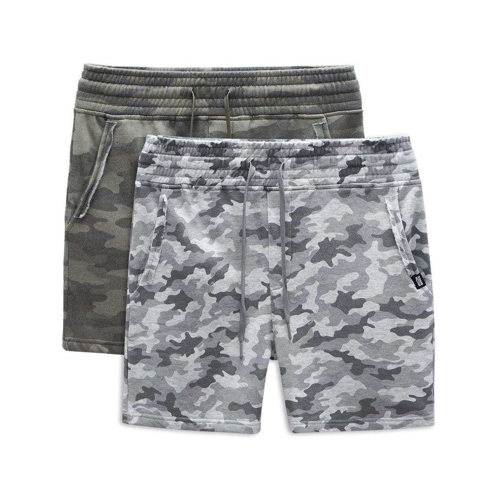 Quần Short Nam High Waist Camo , Chất Nỉ Chân Cua Thoải Mái , QD003184,SOMEHOW