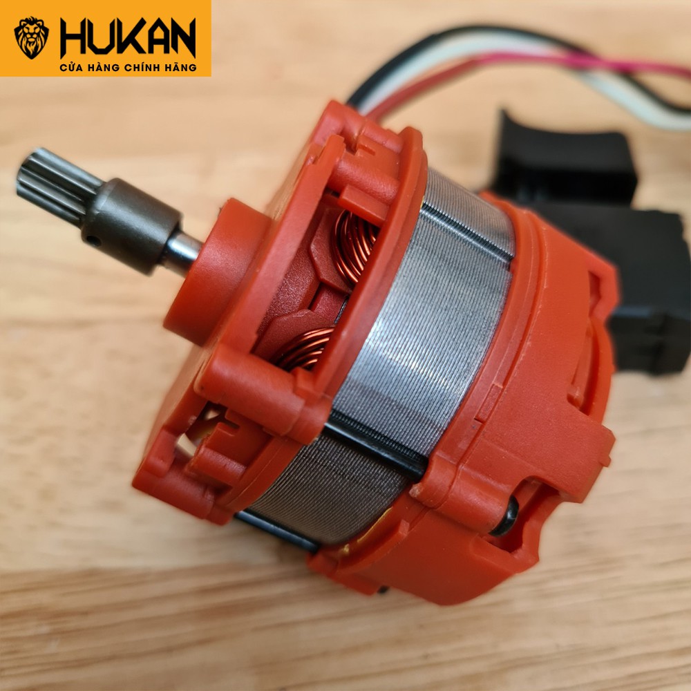 Máy siết bulong HUKAN X6 Pro động cơ nguyên khối lựu siết 380N.M  kèm bộ khẩu dài 10 cái