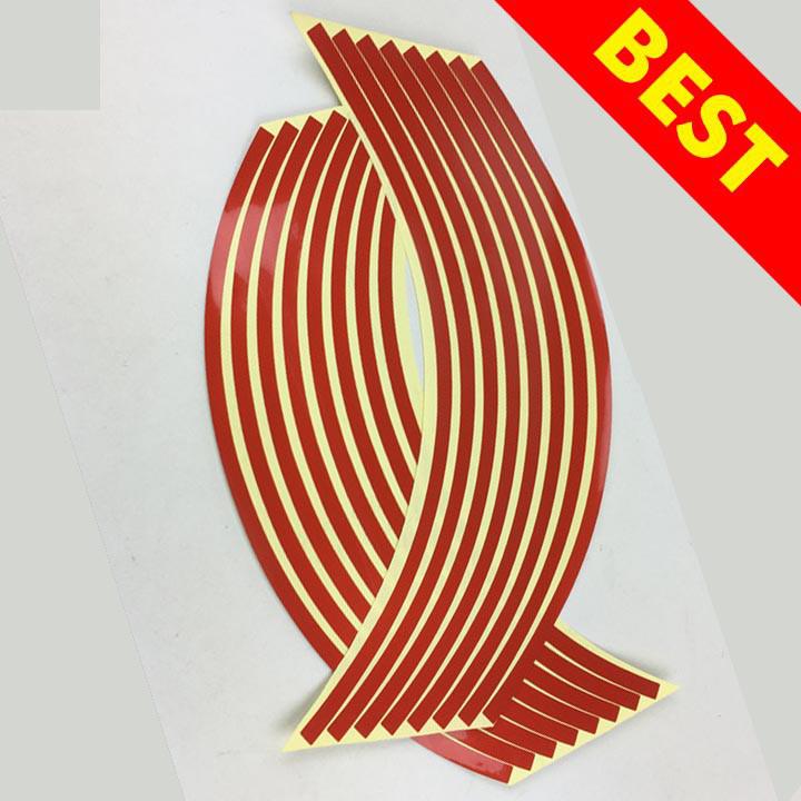 Tem dán vành xe máy phản quang