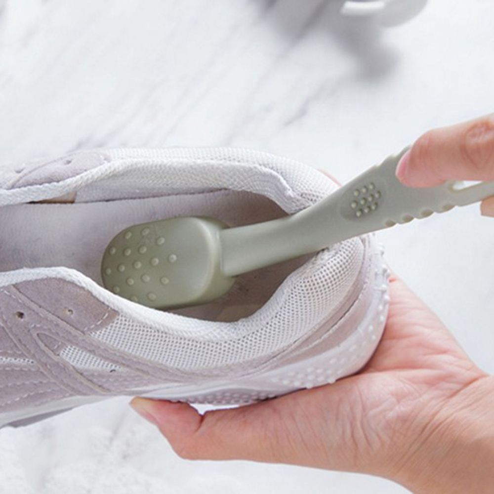 Bàn Chải Chà Giày Sneaker/Bồn Vệ Sinh Cán Dài Hai Đầu Sử Dụng Hàng Ngày Trong Nhà