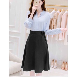 Chân váy thắt nơ Hana