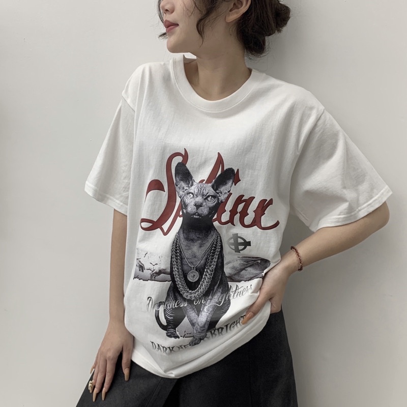 ÁO THUN MÈO SPHYNX