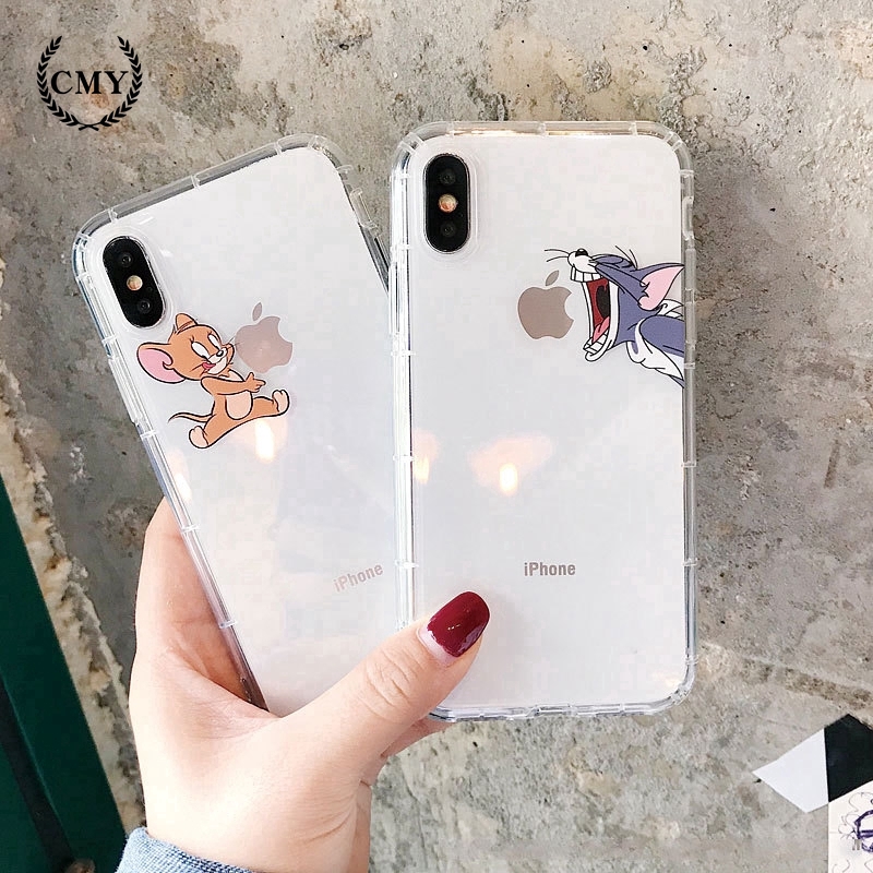 Ốp điện thoại hình mèo và chuột cho iPhone11/11Pro 11pro Max X XR XS XS MAX 7 8 plus SE 12 pro max 12 mini | BigBuy360 - bigbuy360.vn