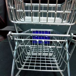 Xe đẩy siêu thị 2 tầng