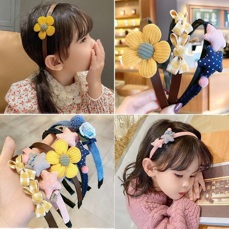 Cài tóc tùy chọn kiểu dáng phong cách Hàn Quốc xinh xắn cho bé gái