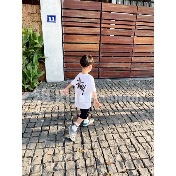 Áo Phông đen Stu.ssy 2Bkids Fashion