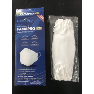 Khẩu Trang Y Tế chính hãng - hiệu FAMAPRO - 10 cái/hộp