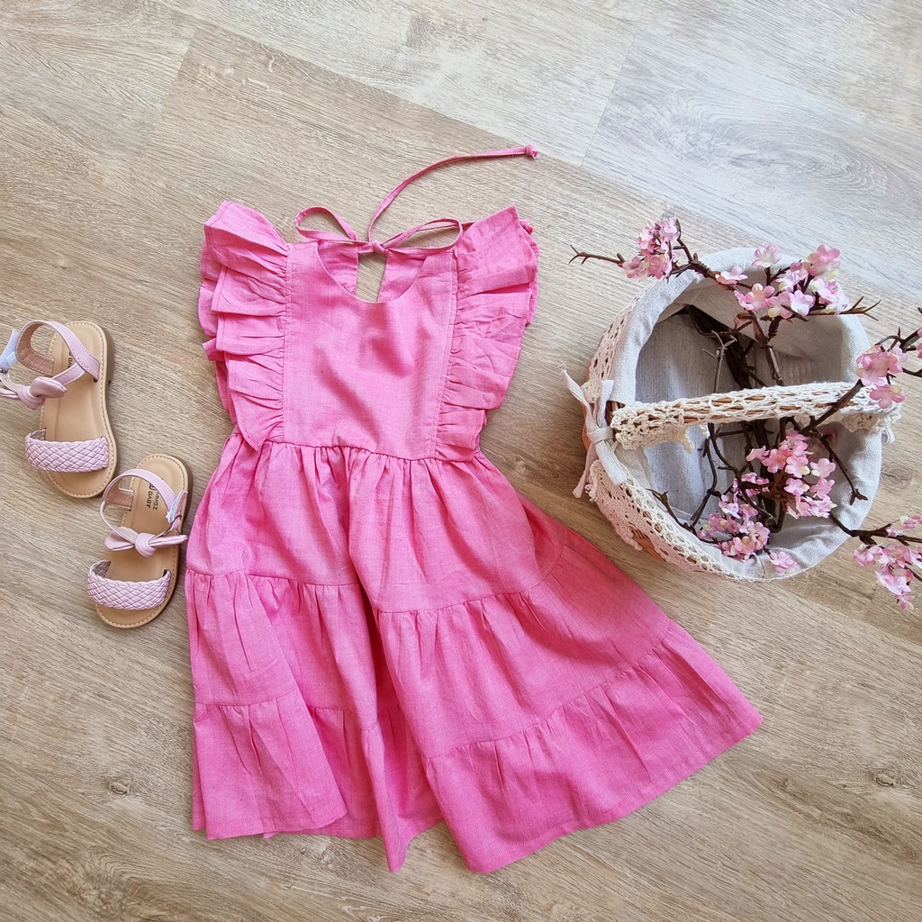 Đầm Cánh Tiên Hở Lưng Dáng Ngắn SoraChan - M070,M072,M074,M076,M078