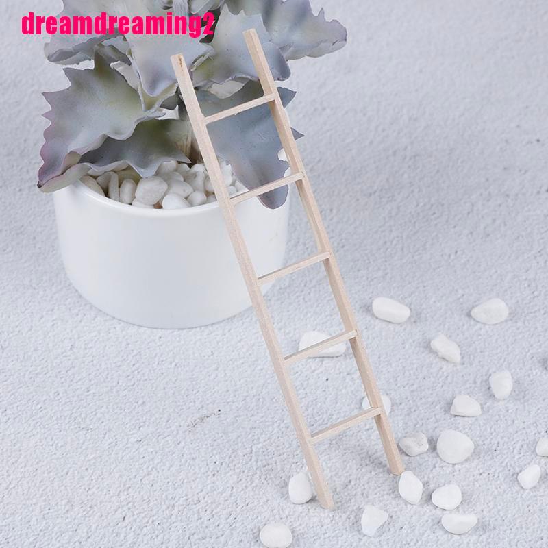 Thang Gỗ Mini Trang Trí Nhà Búp Bê