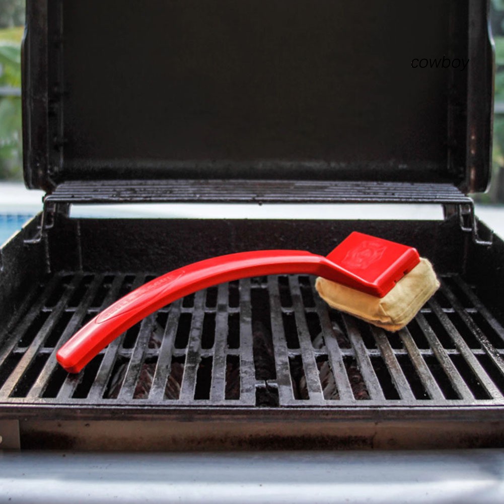 Bàn Chải Vệ Sinh Vỉ Nướng Bbq Cán Dài Tiện Dụng