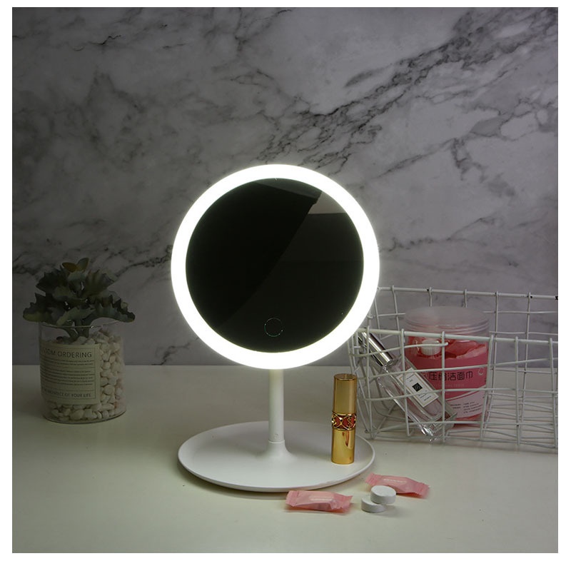 Gương để bàn led cảm ứng 3 chế độ ánh sáng KEENGSTORE, gương trang điểm cao cấp công nghệ Japan [hàng xuất khẩu]