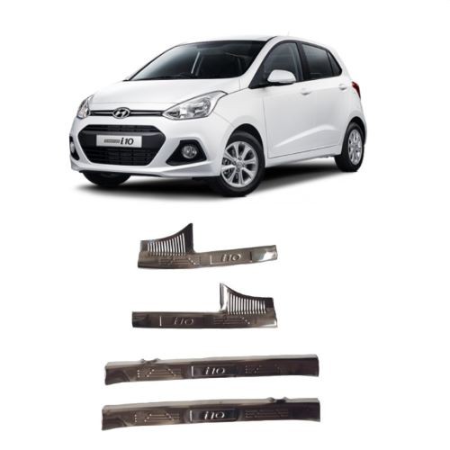 BỘ NẸP BƯỚC CHÂN TRONG NGOÀI INOX DÀNH CHO XE HYUNDAI I10-2019