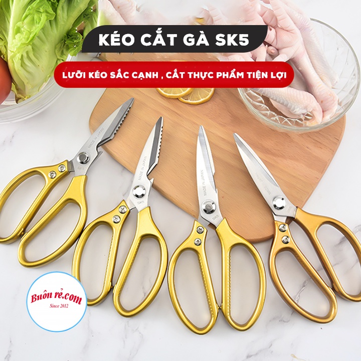 Kéo cắt gà SK5 đa năng sắc ben - Kéo tỉa cây cảnh nhanh chóng, dễ dàng 01480