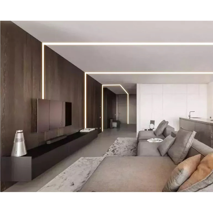 Thanh Nhôm đèn LED U30-20 sử dụng cùng với LED dây  dùng trang trí nội  thất