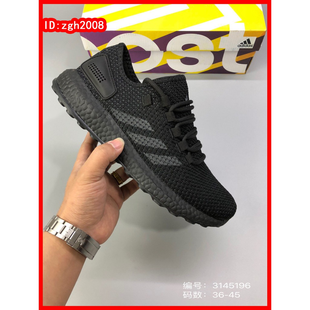 [Zgh2008] [Nhiều màu] Giày thể thao dệt thoáng khí mùa hè siêu thoải mái Adidas_Pure Boost PB "": ,