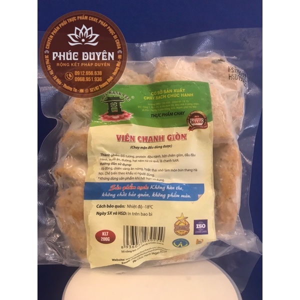 Viên chanh giòn 200g