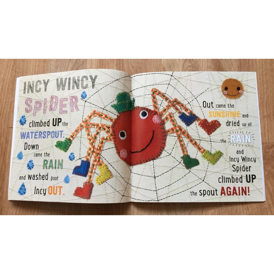 Bộ xếp hình và sách Incy Wincy Spider Book & Jigsaw cho bé mẫu giáo