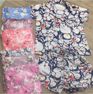Bộ Pijama đùi size 60kg nhen