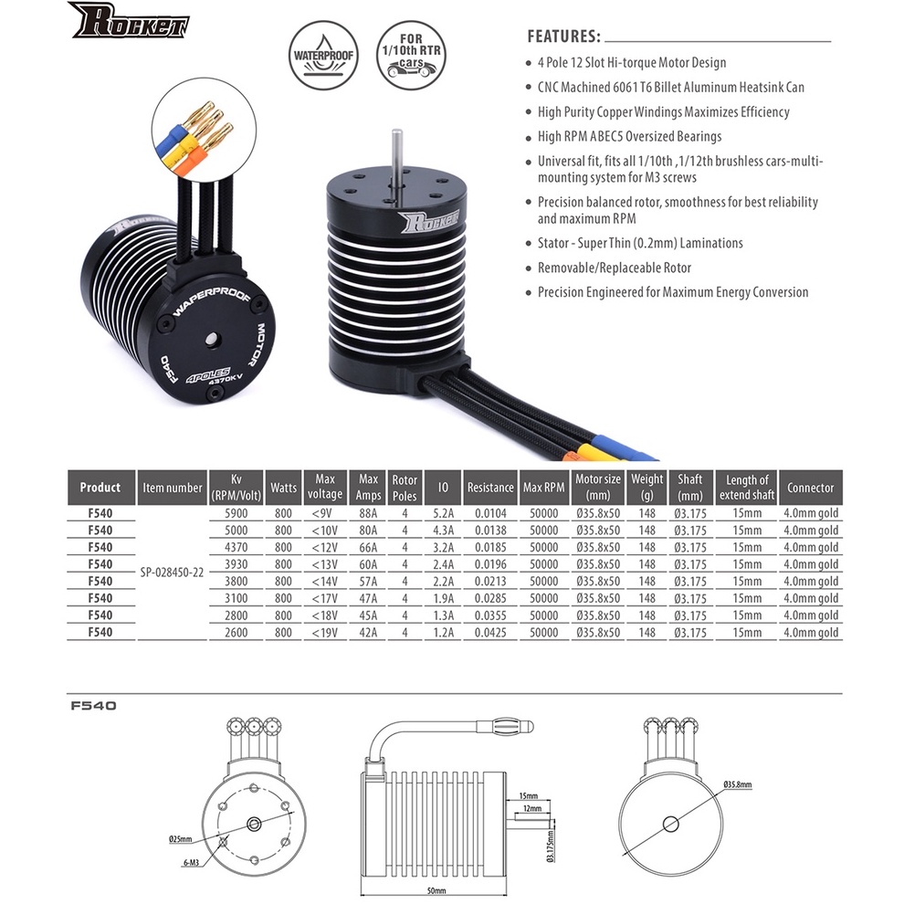 Động cơ không chổi than đồ chơi xe hơi RC 1/12 2845 3100kv 3800kv 4370kv 5000kv cho Wltoys 12428