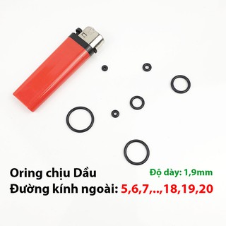 *1,9mm - Gioăng sim cao su siêu nhỏ loại dày 1,9mm