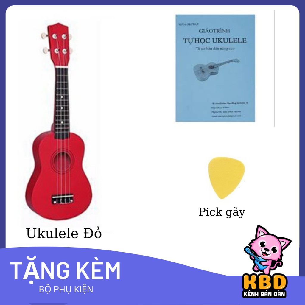 Đàn Ukulele Soprano mới 100% - Đầy đủ phụ kiện - Hàng có sẵn