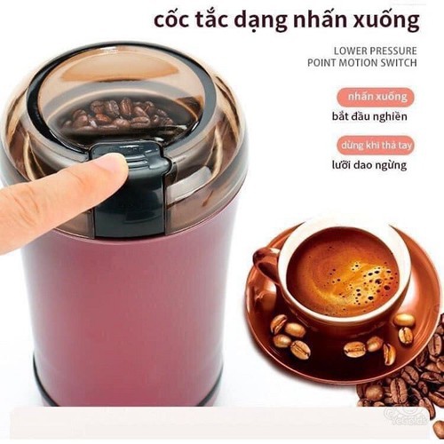 Máy xay mini cầm tay công suất 150W, máy xay đồ ăn dặm, xay cà phê, xay thịt cá, xay ớt, xay nhuyễn mọi thứ