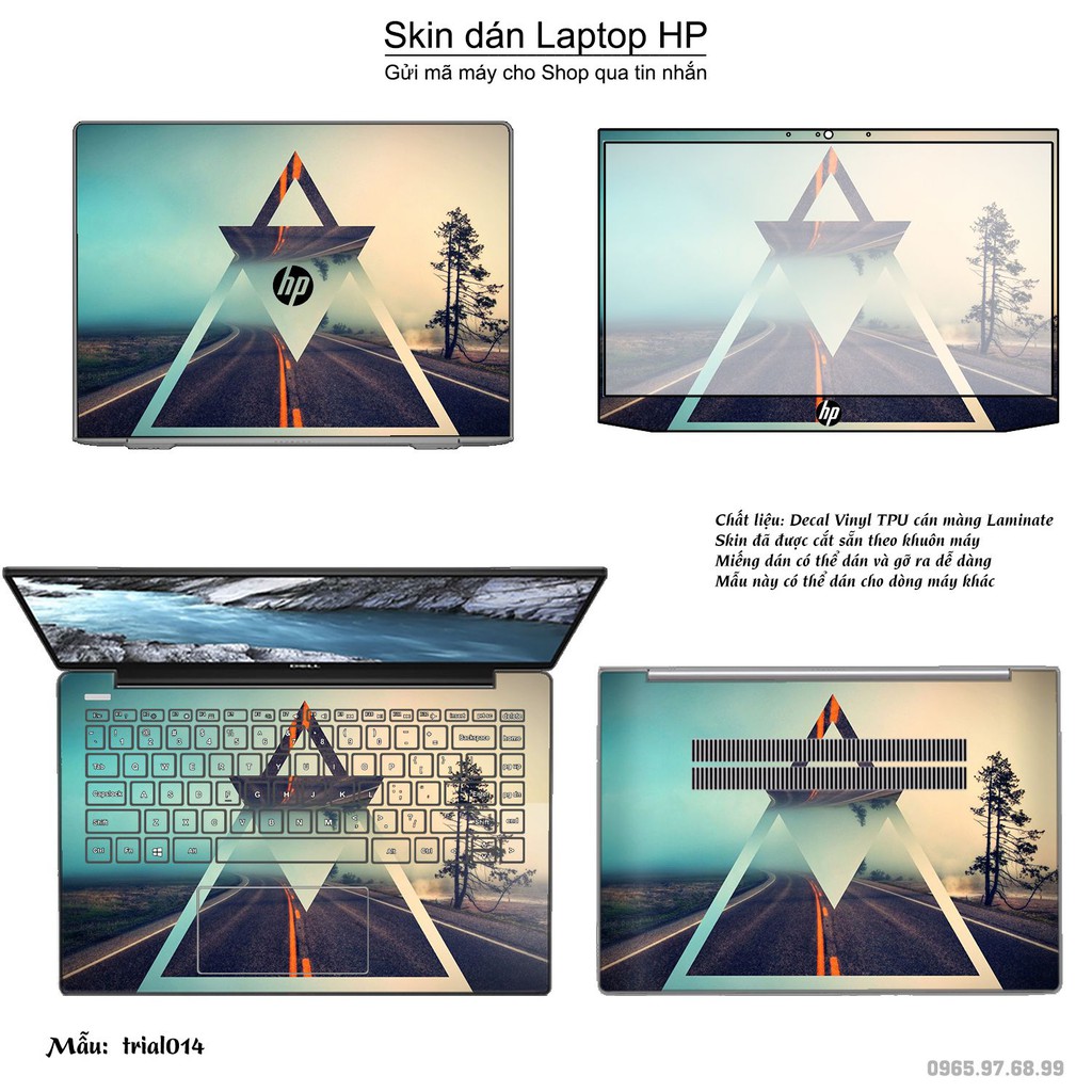 Skin dán Laptop HP in hình Đa giác _nhiều mẫu 3 (inbox mã máy cho Shop)