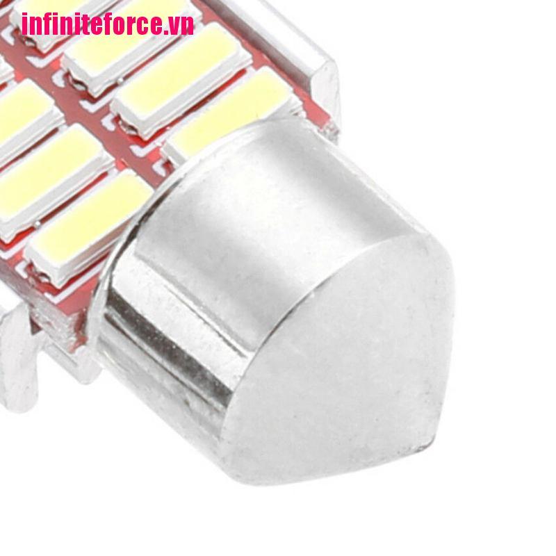 Bộ 2 Đèn LED Đa Năng 31mm 4014 12SMD C5W Cho Xe Hơi