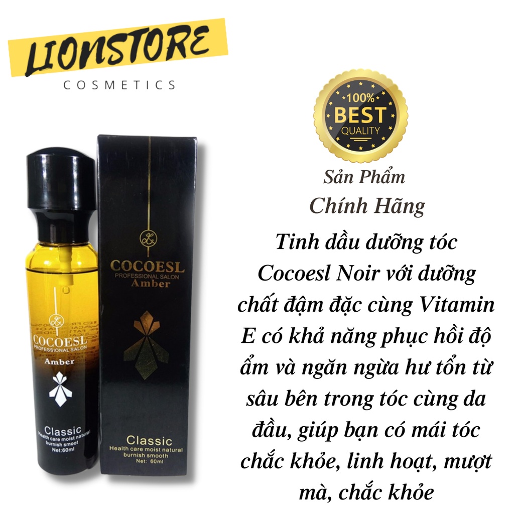 Tinh dầu dưỡng tóc cocoesl classic dài 60ml chuẩn hàng công ty