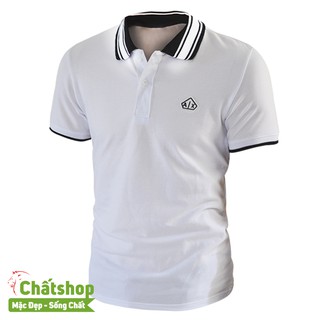 Áo Polo Axion 💕𝘍𝘳𝘦𝘦𝘴𝘩𝘪𝘱💕 Áo Thun Nam Tay Ngắn Cá Sấu Pha Cotton Mềm Mịn 3 Màu 4 Size - Mã PS1853 - STAND