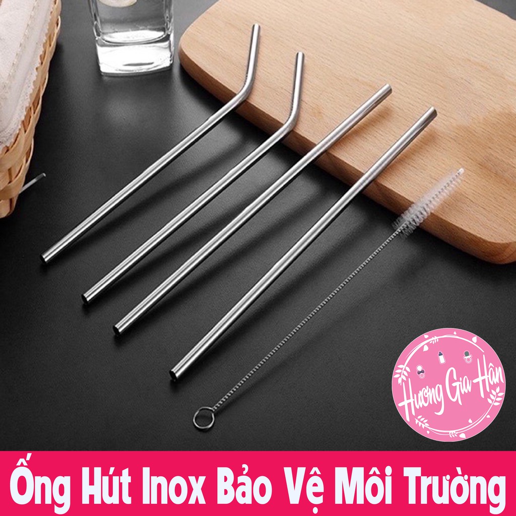 Ống Hút Inox Bảo Vệ Môi Trường Tái Sử Dụng Nhiều Lần