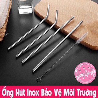 Ống Hút Inox Bảo Vệ Môi Trường Tái Sử Dụng Nhiều Lần
