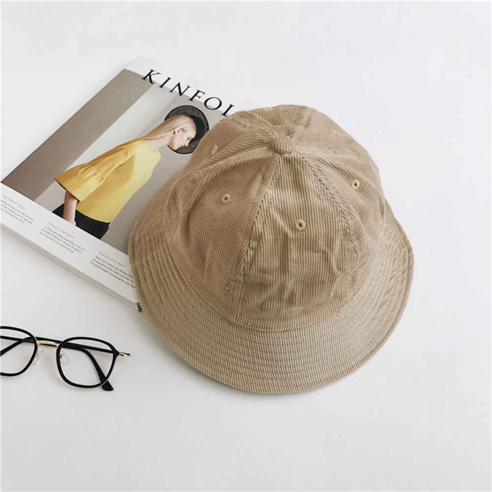 MŨ BUCKET MARUKO, NÓN TAI BÈO NỮ VẢI NHUNG TRƠN PHONG CÁCH ULZZANG