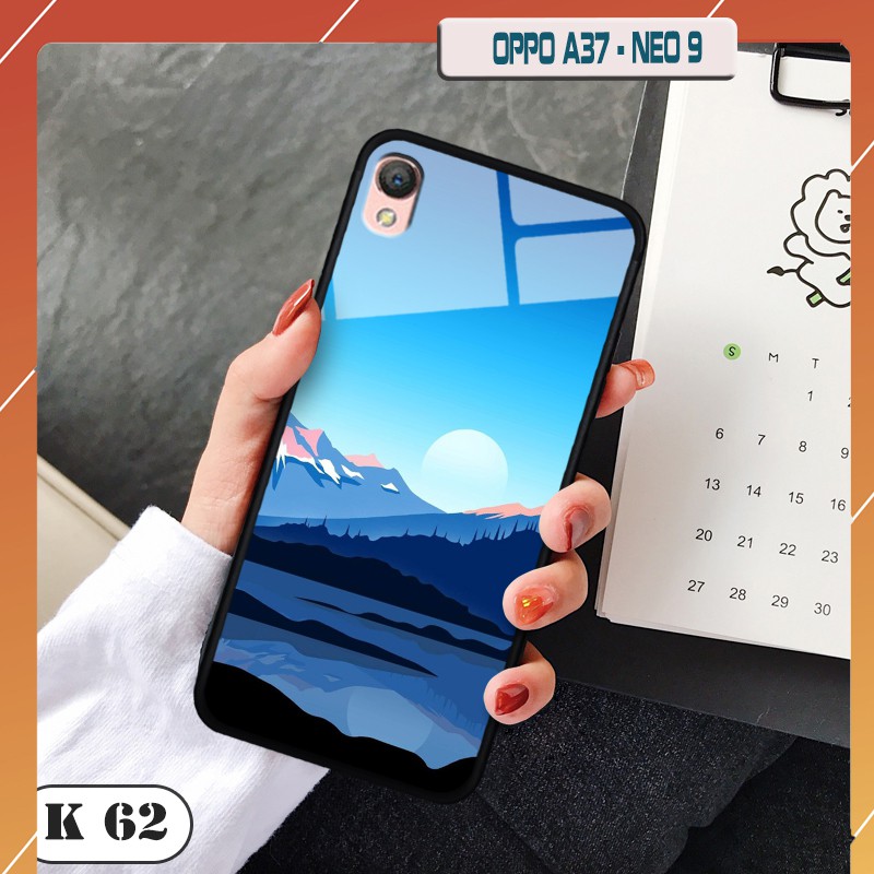 Ốp lưng kính 3D cho Oppo A37 - Neo 9