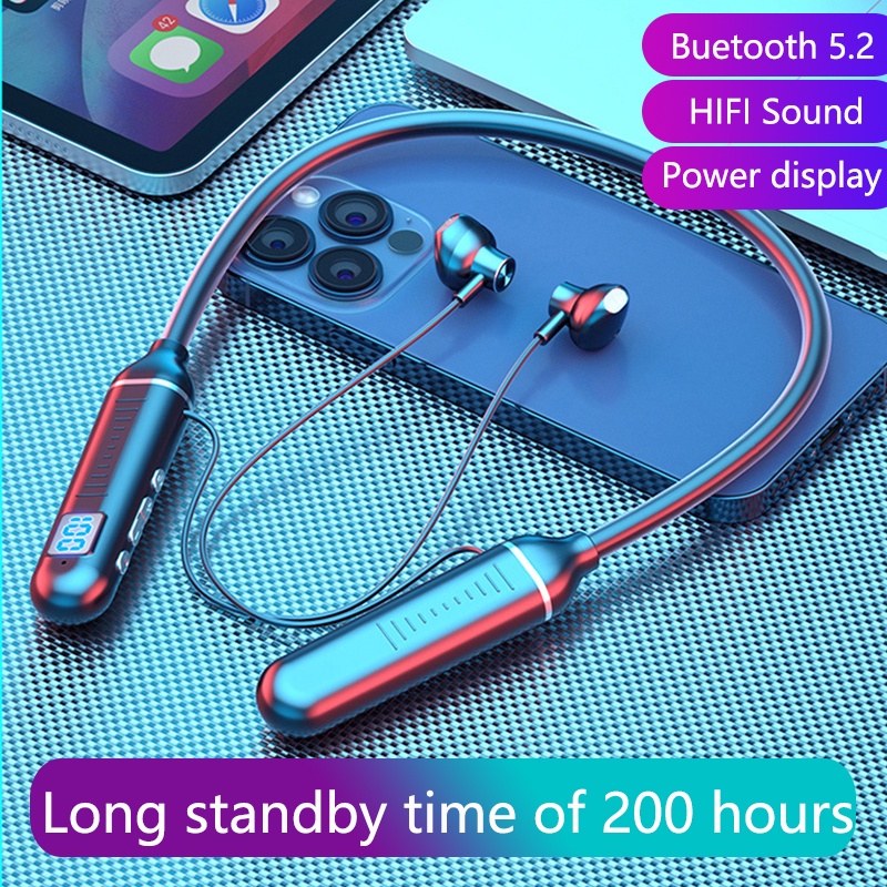 Tai Nghe bluetooth 5.2 Không Dây Đeo Cổ TWS 2022 Cho Apple Xiaomi Huawei