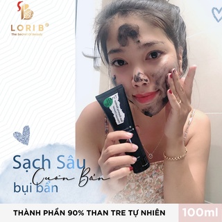 Sữa Rửa Mặt Than Tre Không Bọt LoriB 100ml