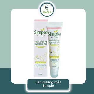 Dưỡng mắt dạng lăn mắt Simple Kind To Eyes Revitalising Eye Roll-On 15ml LM01