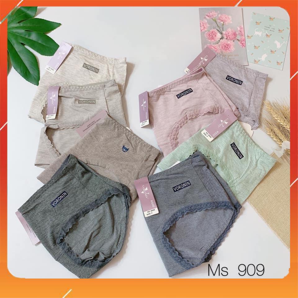Quần lót nữ cotton đũi cao cấp kháng khuẩn mềm mại thấm hút mồ hôi viền ren Q2159